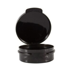 BOTE NEGRO CON TAPA ABATIBLE 5 ml 500 UNIDADES